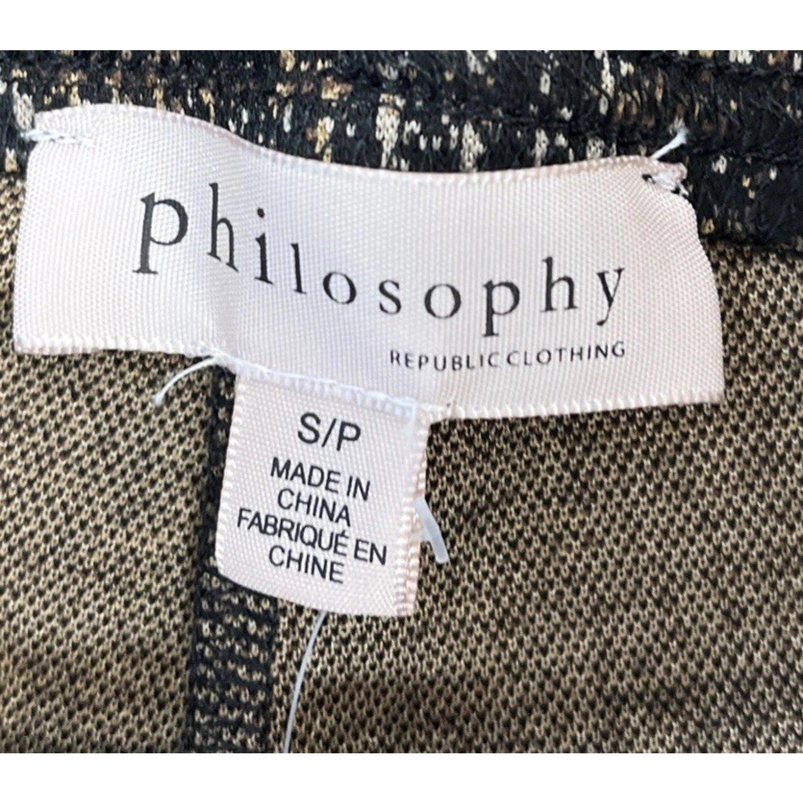 Philosophy Republic Clothing Women's Plaid Pull On Skinny Pants Size S