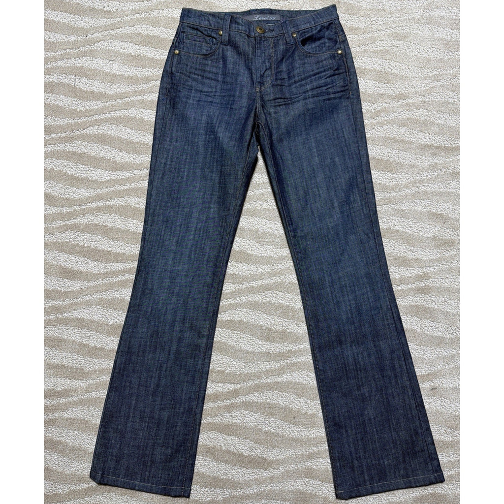 Level 99 Anthropologie Denim Bootcut Flare Jeans Size 26 Mint Condition 28x31