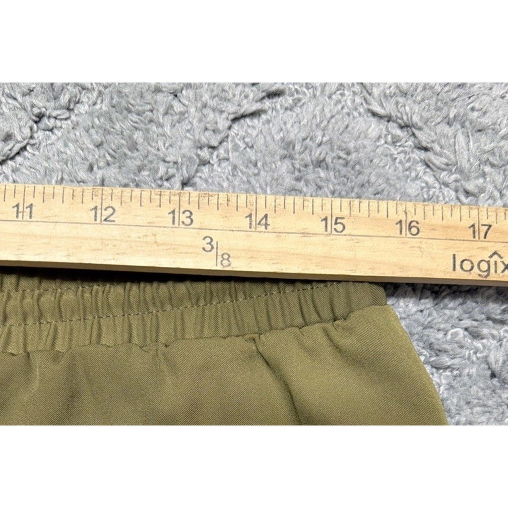 Anthropologie Silence + Noise Jogger Pants Womens Medium Green Cropped Pocketed