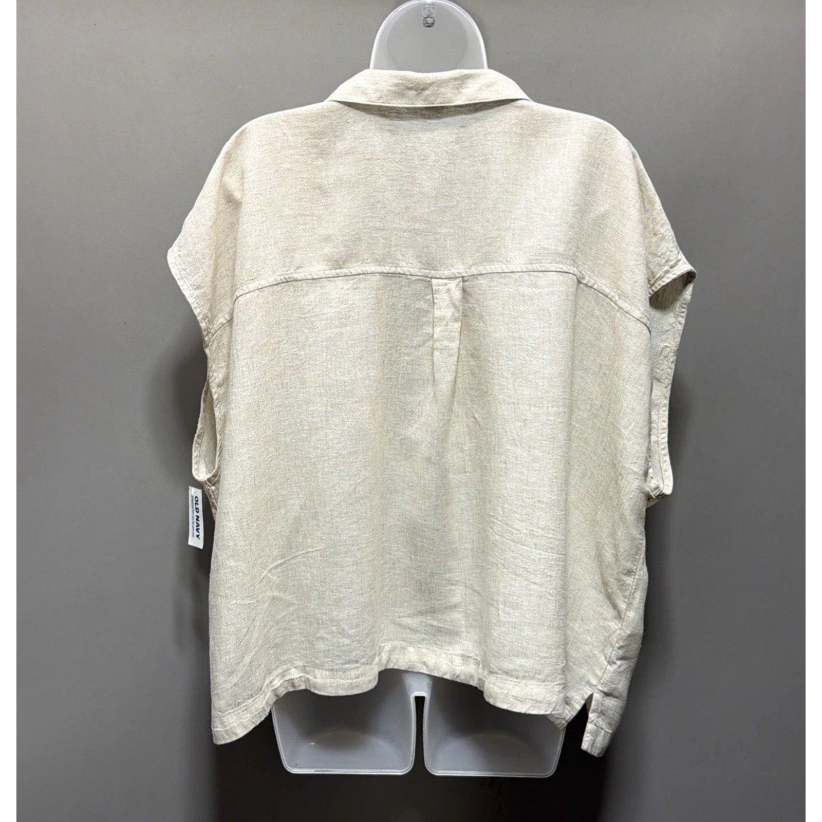 NWT Old Navy Womens Linen Blend V Neck Top Plus SIZE 2X