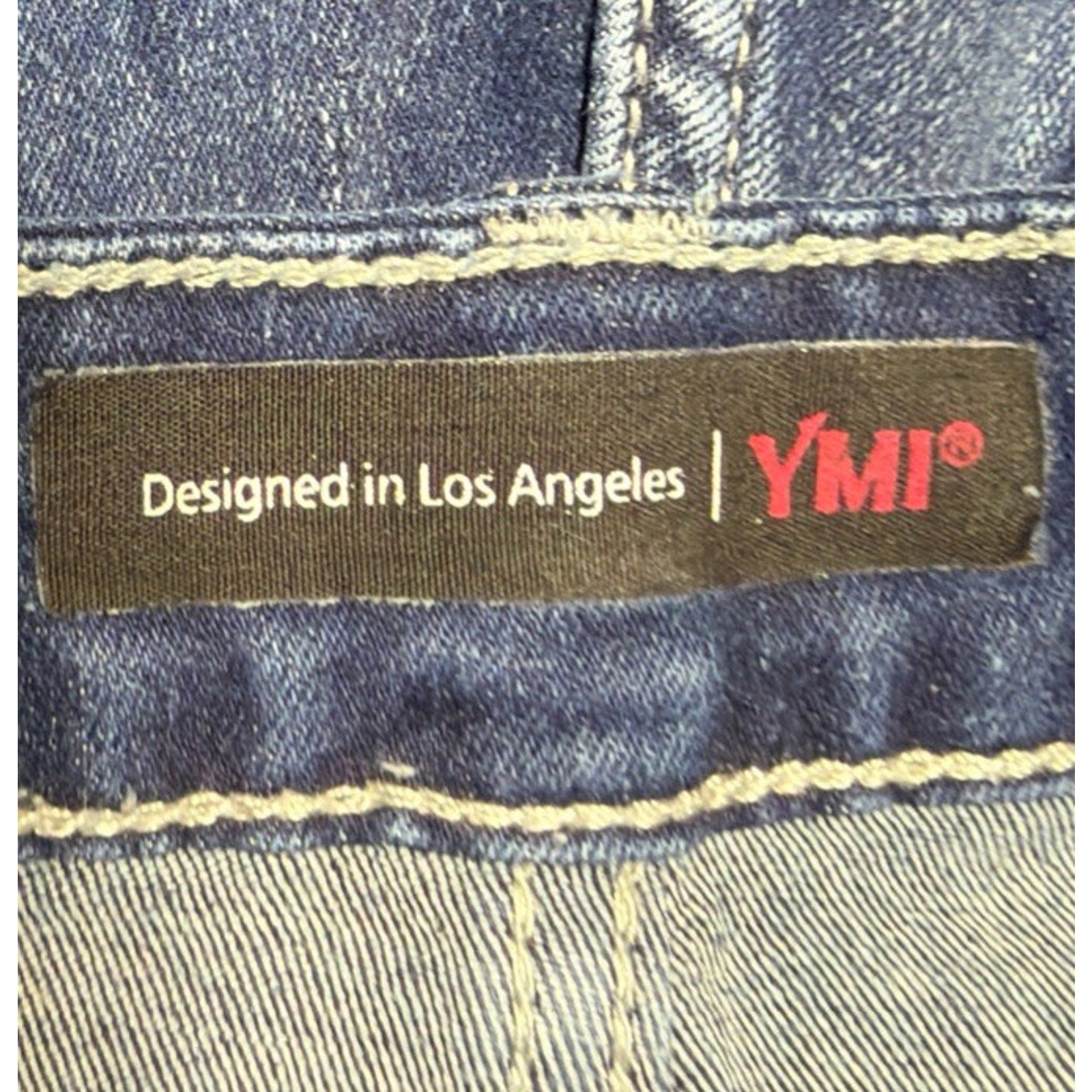 YMI Flare Denim Jeans Womens 7/28x32 Boho Excellent