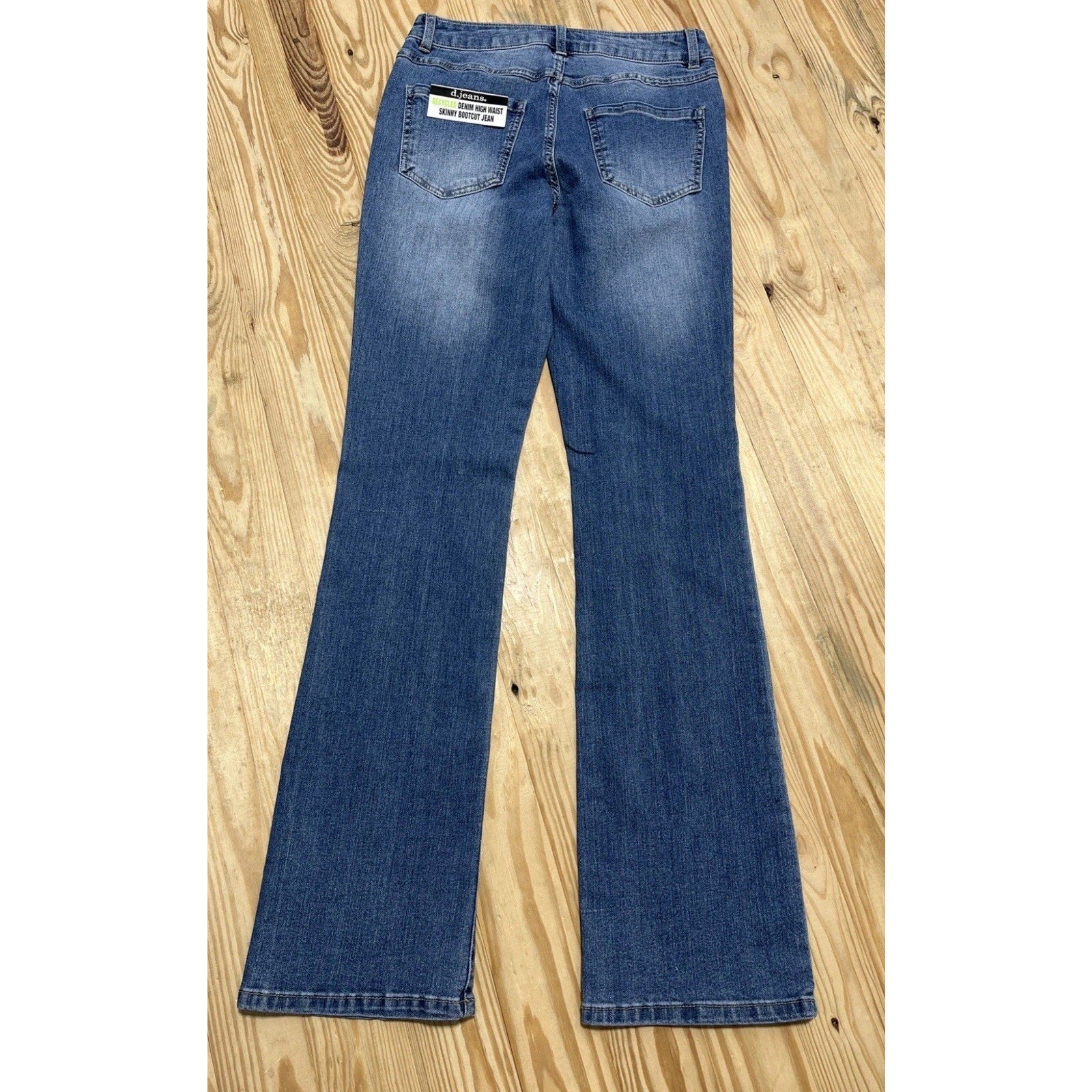 D.Jeans High Waist Slim Bootcut Jeans Denim Skinny Size 4