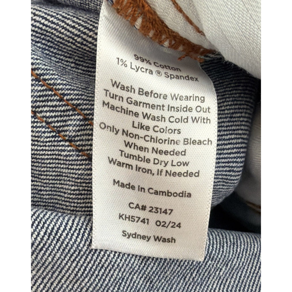 Talbot’s Straight Ankle Jean High Waist Women’s Sz 12 Sydney Wash