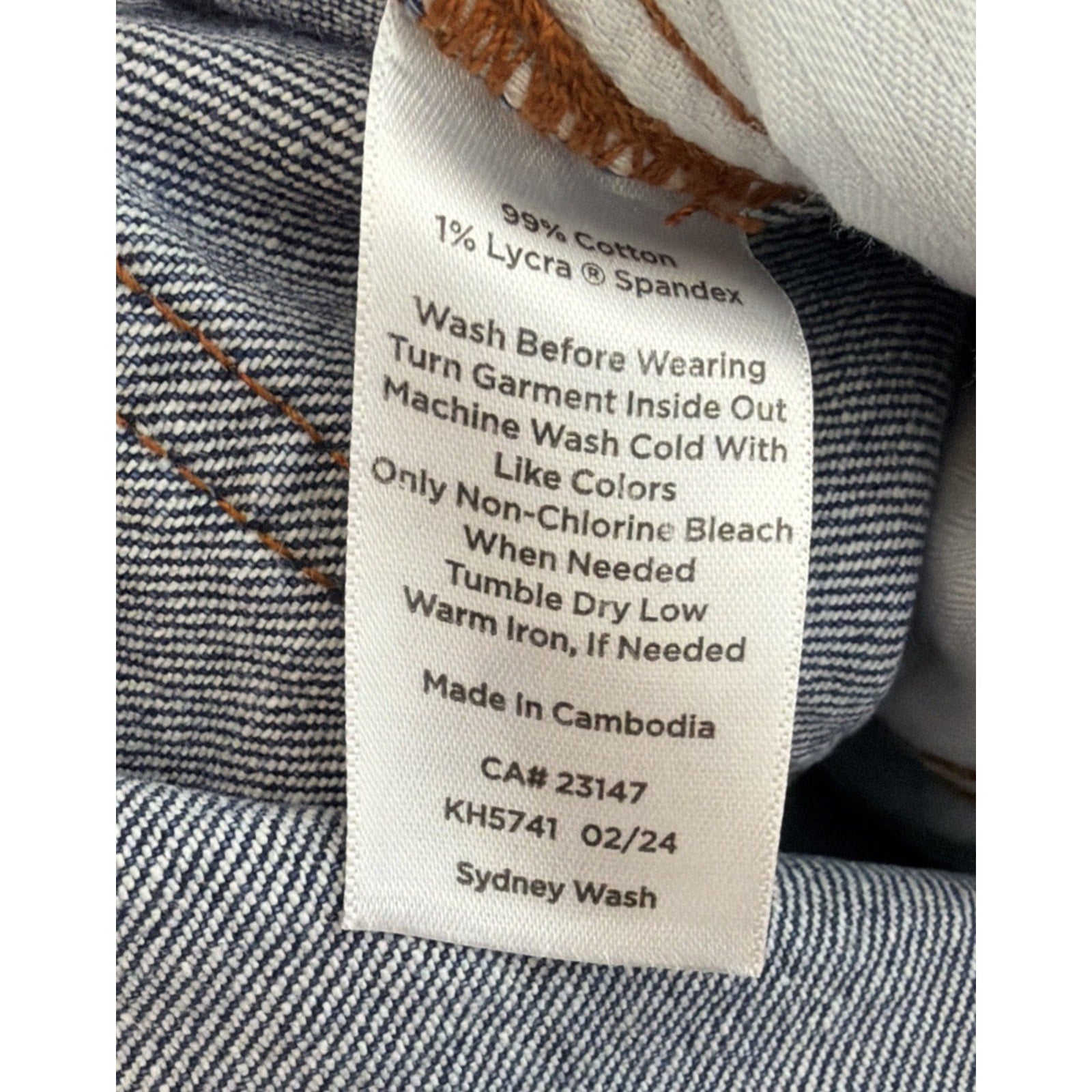 Talbot’s Straight Ankle Jean High Waist Women’s Sz 12 Sydney Wash