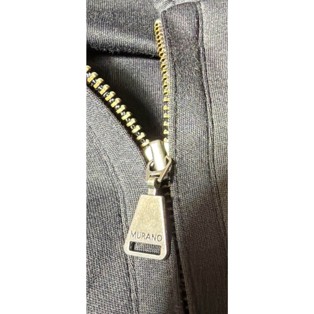 Murano Men's Liquid Luxury Pullover Slim Fit Black Shirt Size L NWOT