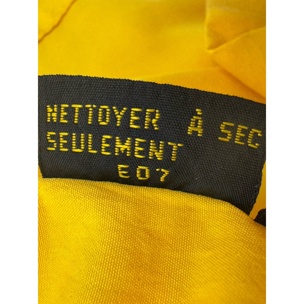 Vtg Liz Sport Petite Yellow Utility Jacket Women L Lightweight Safari Military