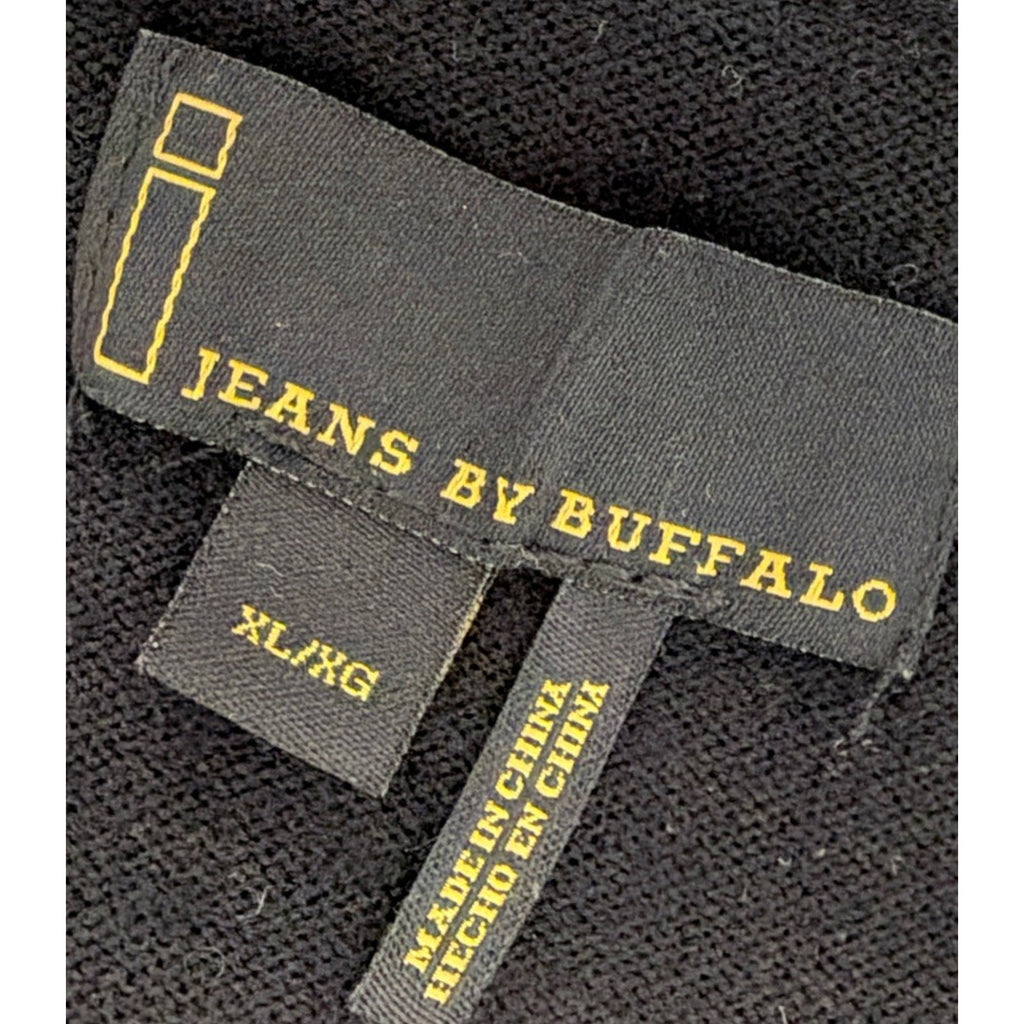 Jeans By Buffalo Race Men’s V-neck Black & Sweater Size XL