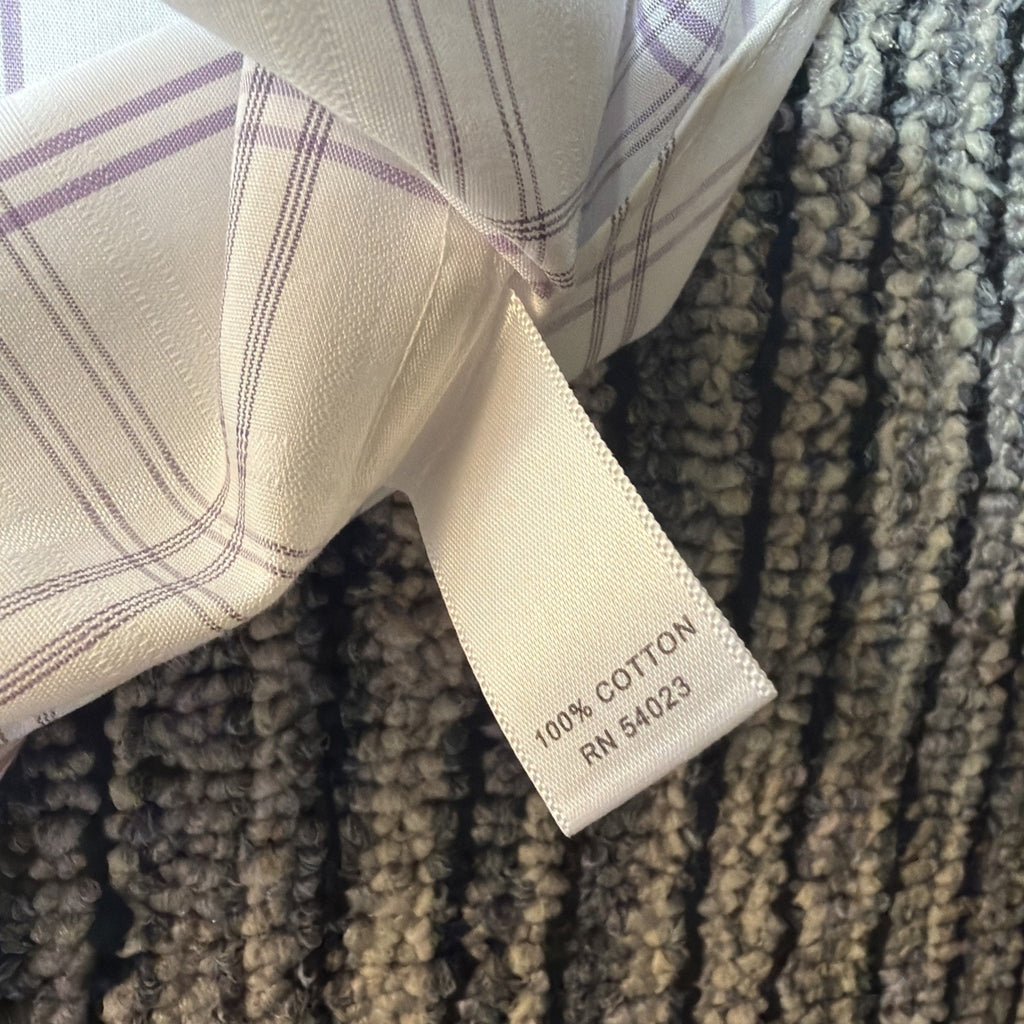 Banana Republic Non-iron Classic Fit Men’s Window Pane dress shirt size XL