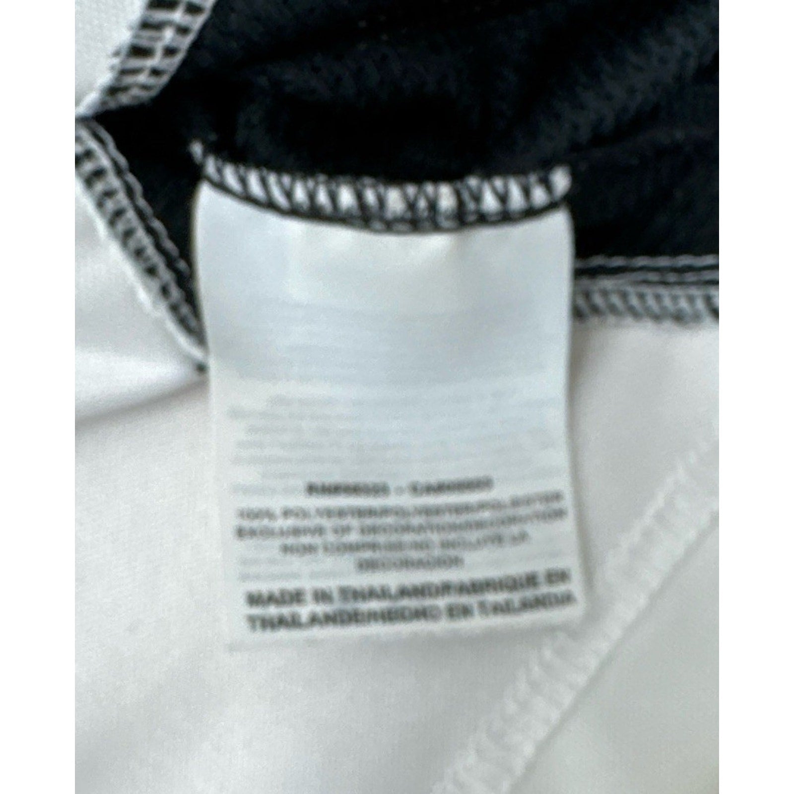 Nike Shirt Youth White Black Long Sleeve Outdoor Sports Dri Fit Size Large 10/12