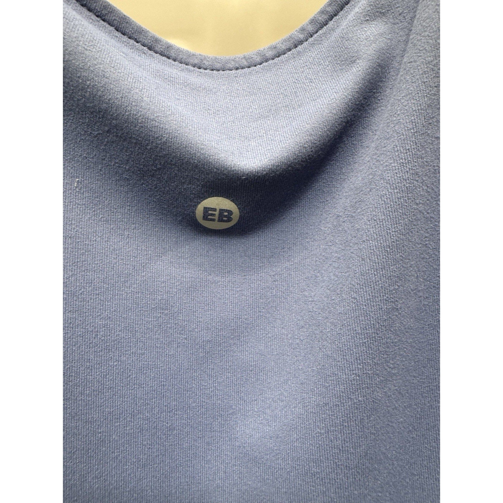 Eddie Bauer Aster Crossover Dress Women’s Large Blue Sleeveless Pocket New