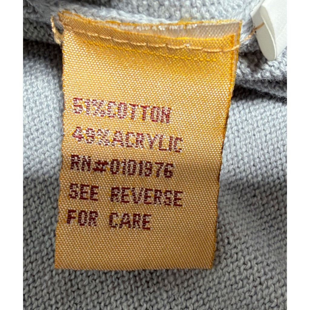 INSERCH ACRYLIC LIMITED EDITION MOCK NECK SWEATER MENS XL GREY NEW PREPPY CASUAL