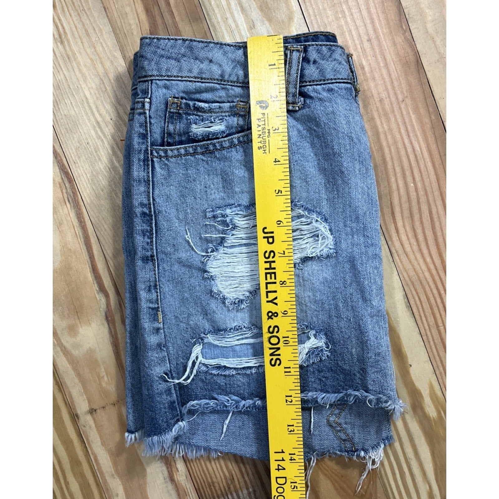 Juniors Vanilla Star Denim Skirt 3