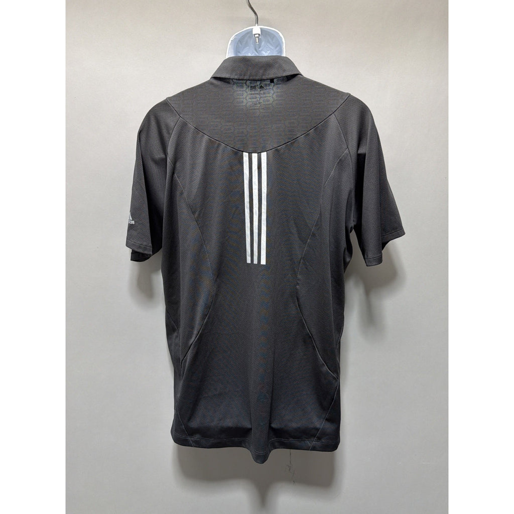 ADIDAS CLIMACOOL FORMOTION MEN'S GOLF POLO SHIRT BLACK L POLYESTER