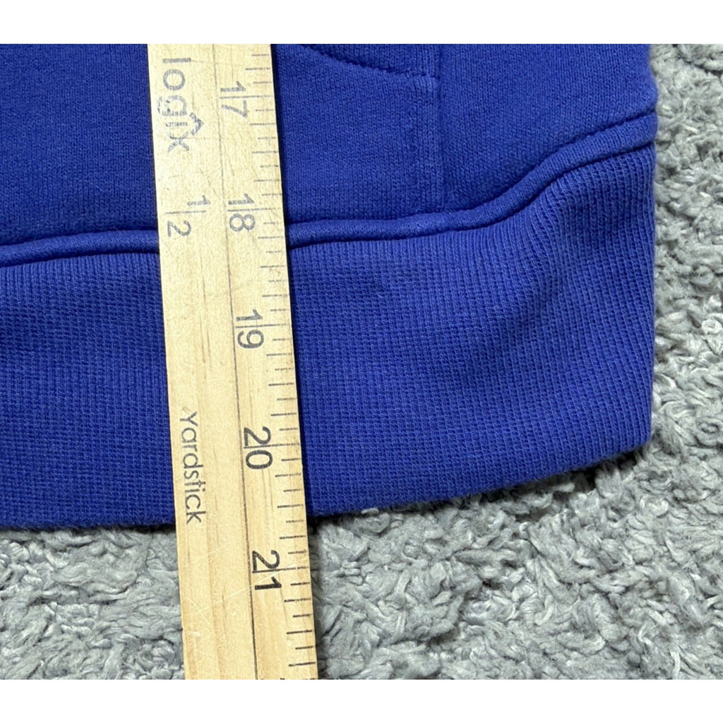 Lululemon Scuba Oversized Half Zip Hoodie Womens M/L Blue Purple Cropped Funnel