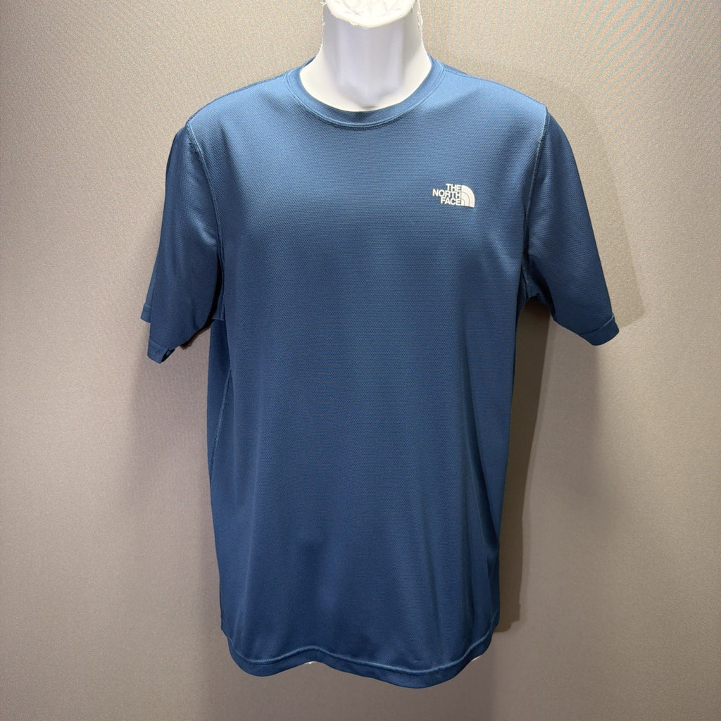 The North Face Men’s Adventure Tee Blue Flashdry Size Medium