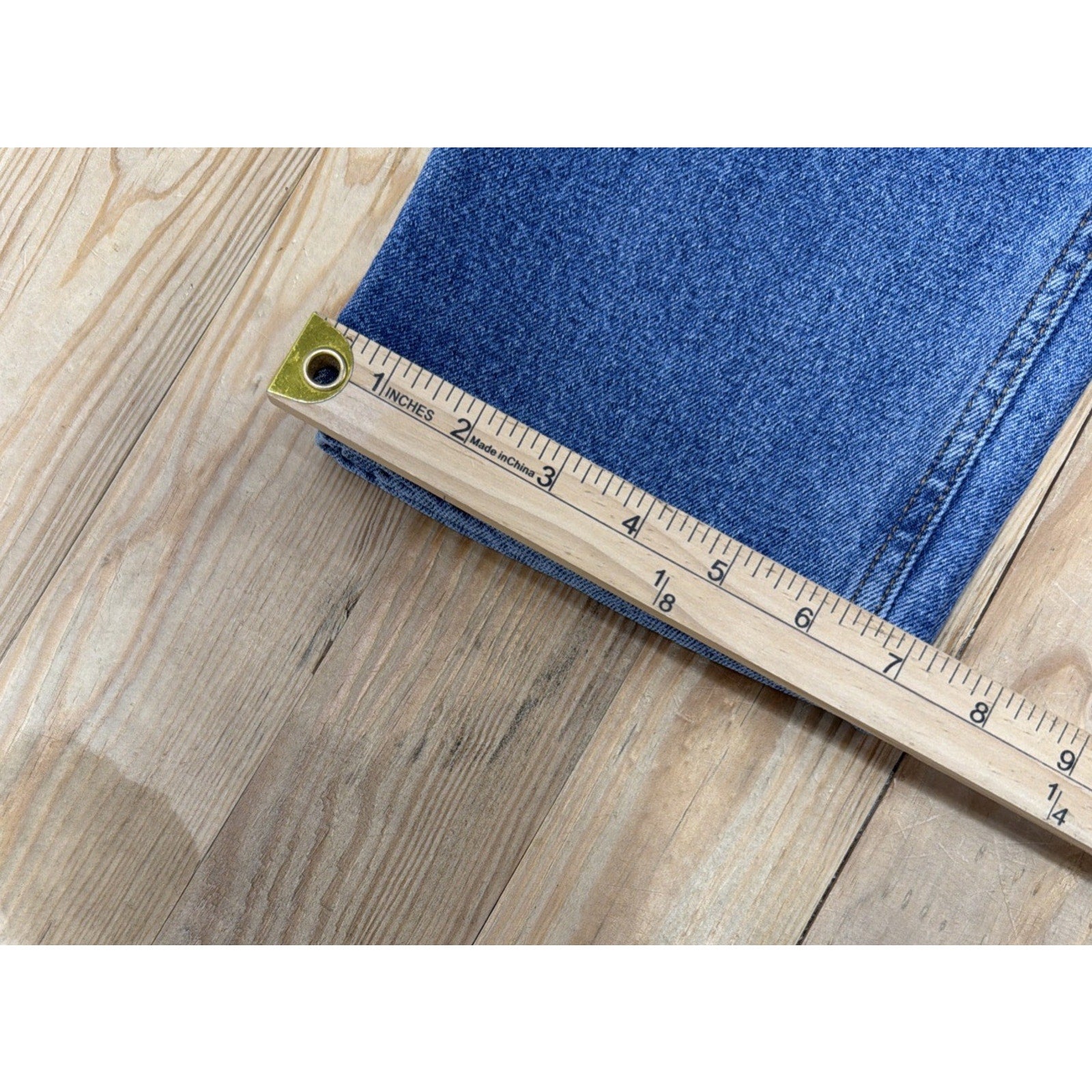 Ms. Cello High Rise Mom Jeans Med Wash 5 Pocket Size 1X 34x29