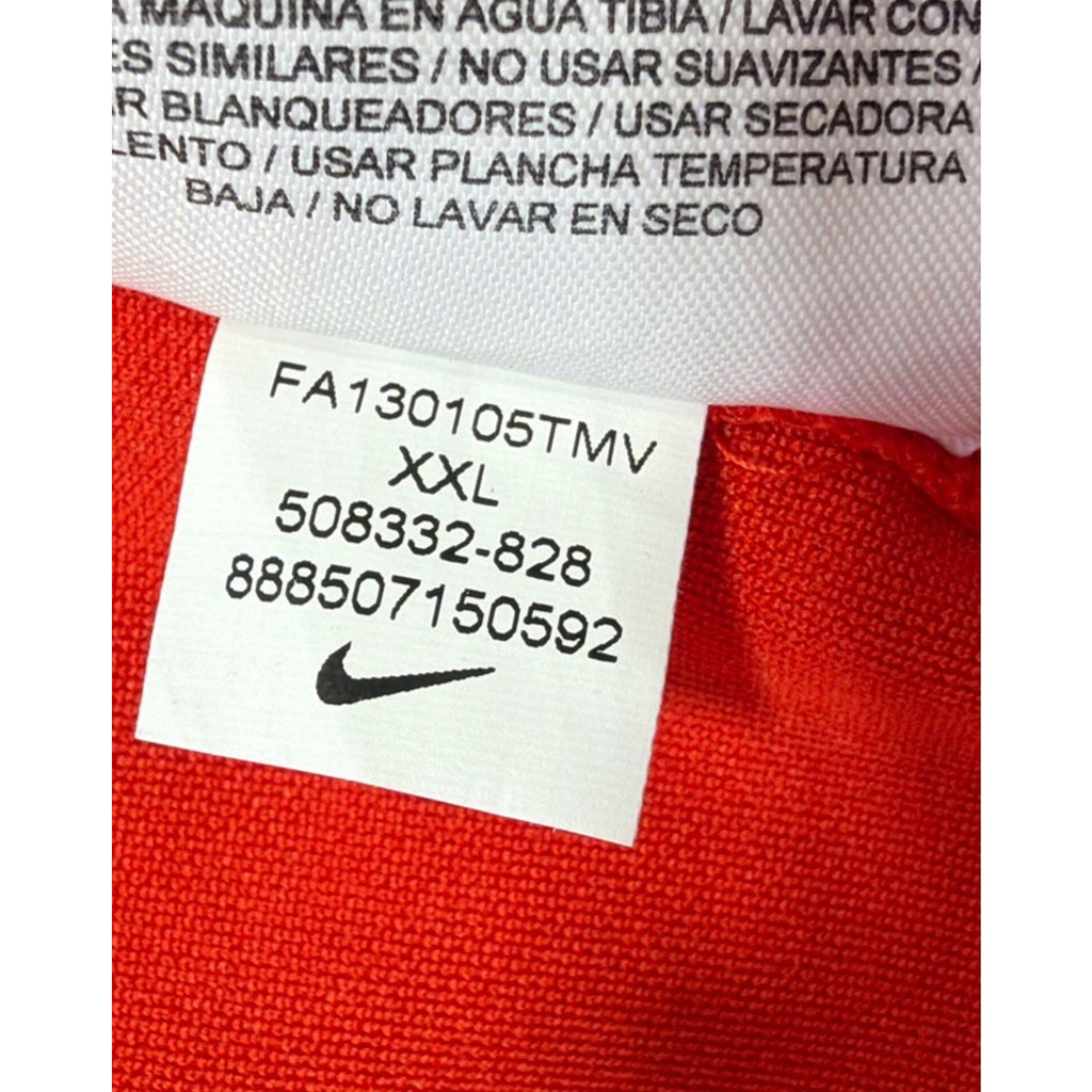 NIKE GOLF Tour Performance DriFit Longsleeve Polo Shirt Mens XXL Red 508332-826