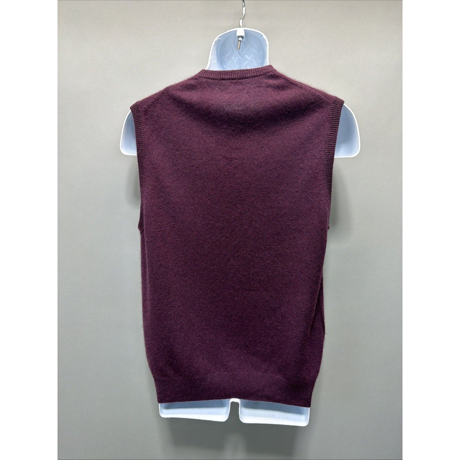 Club Room Estate Club Sweater Vest Small 100% Cashmere Casual Preppy Old Money