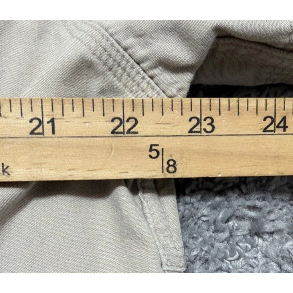 5.11 Tactical Series Khaki Button Up Long Sleeve Shirt w/ Vented Back Size M