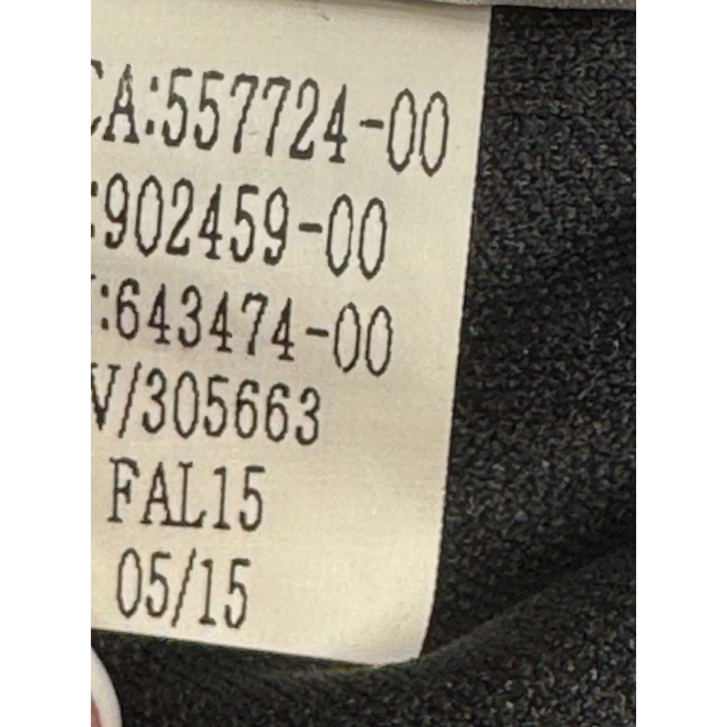 Banana Republic Factory Black/Gray Striped Stretch Knit Dress Ruching Women’s S