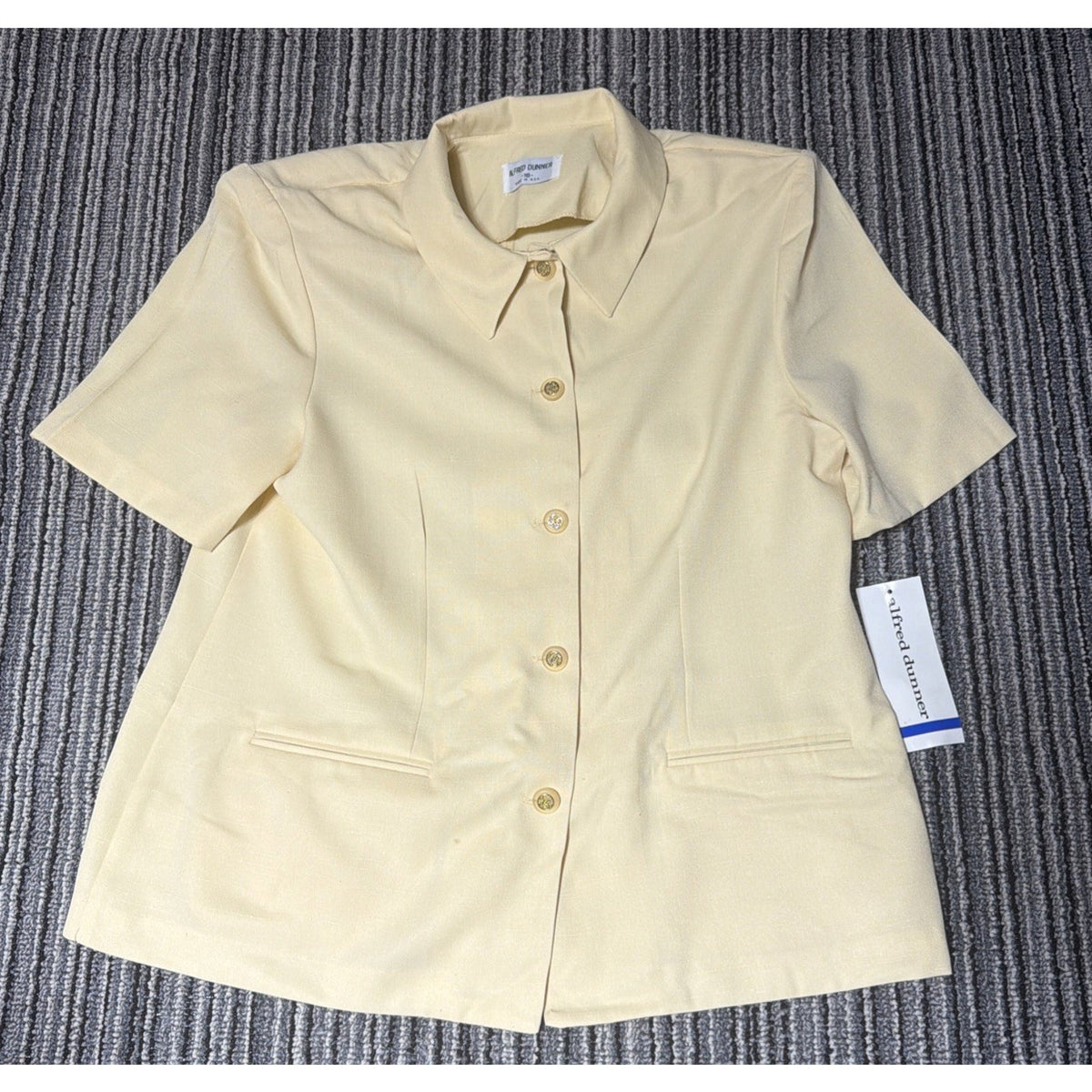 Vtg Alfred Dunner Blouse TOPS/Blazer work uniform Women Size 16 Made In USA