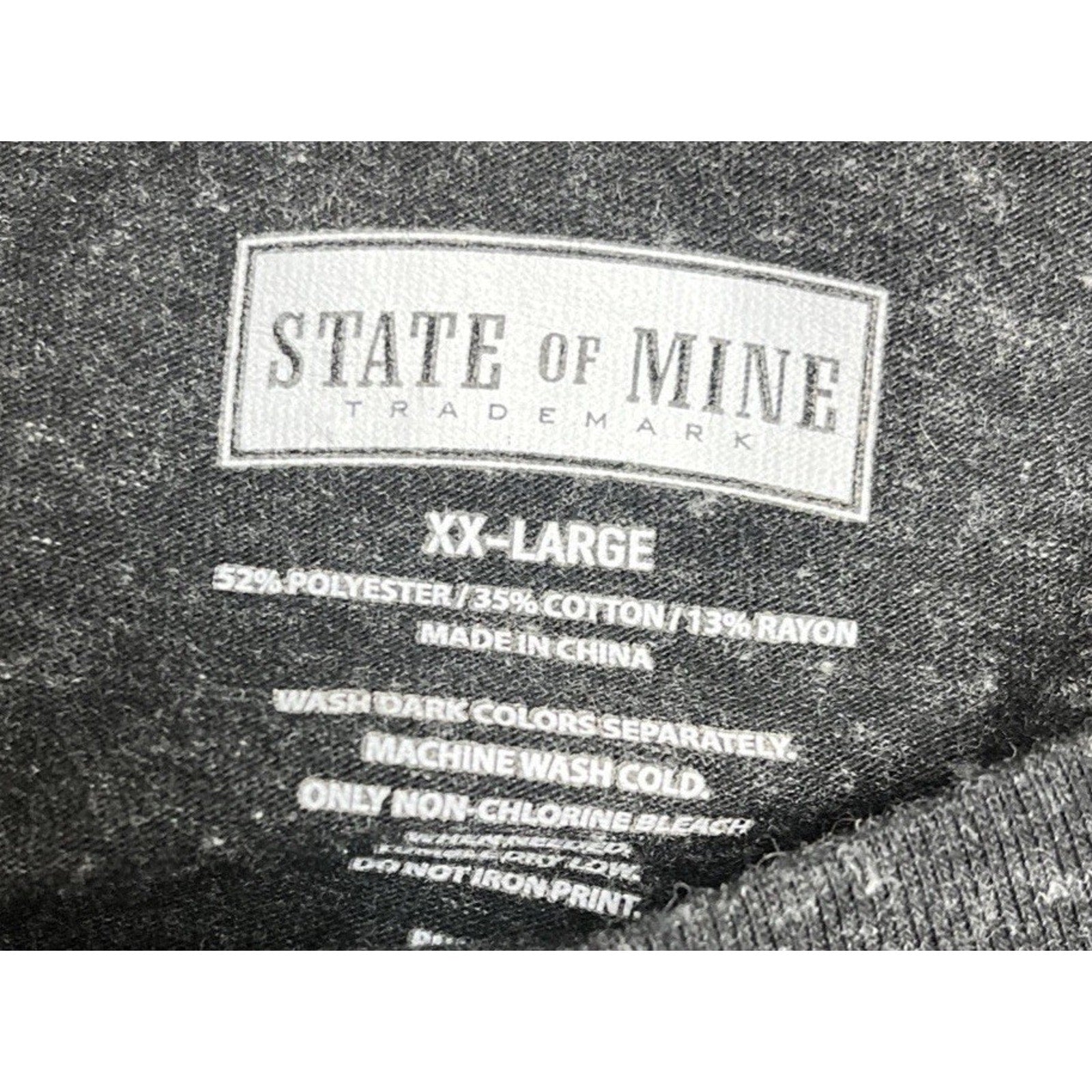 State of Mine Tee Shirt Grey Talk Birdie To Me Size XXL Golf Shirt Short Sleeve