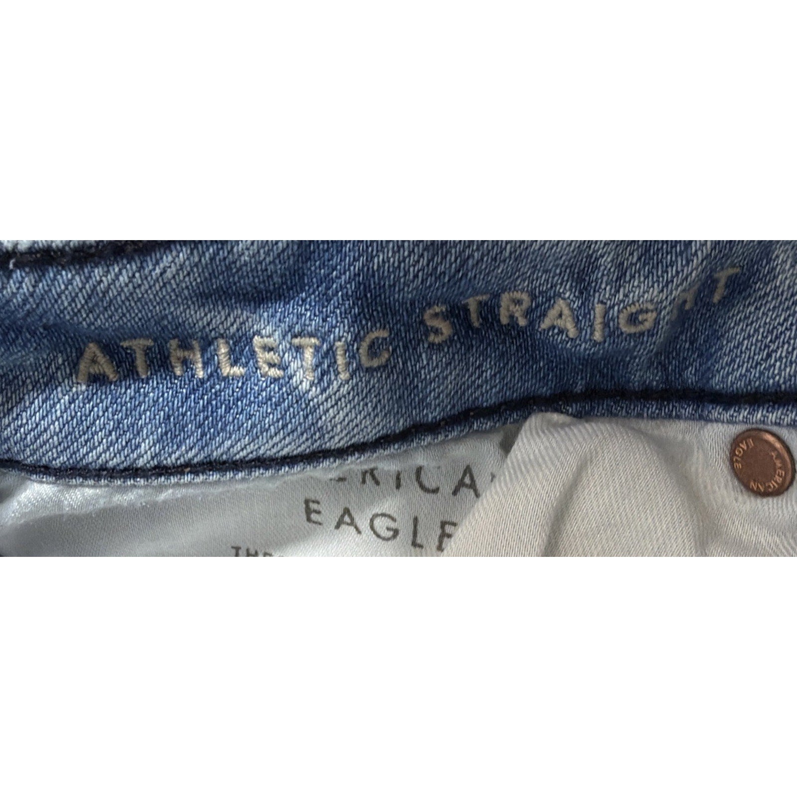 American Eagle Jeans Mens 28x28.5 Blue Easy Flex Athletic Straight Stretch