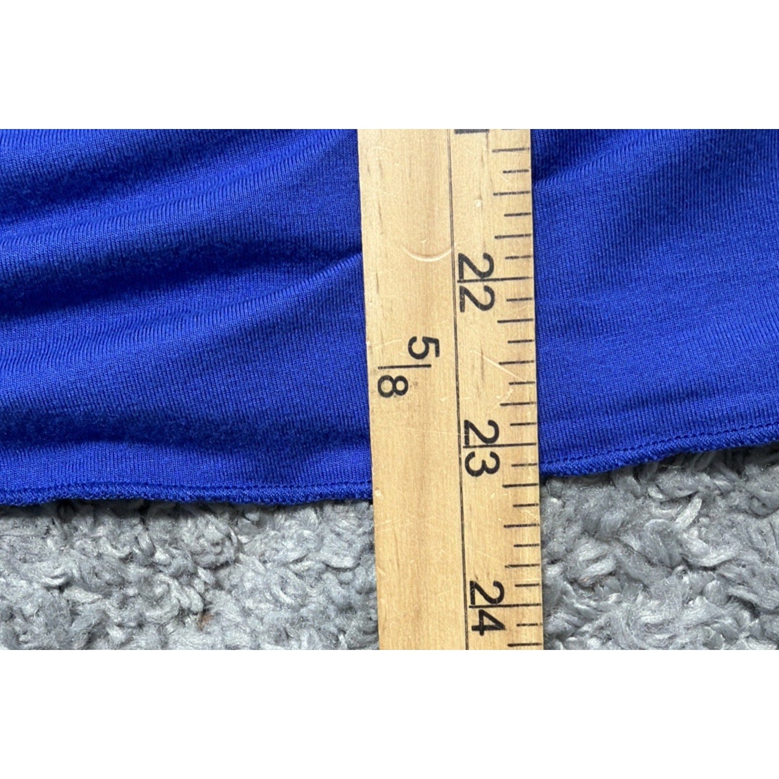 Boston Proper Womens Blue Sz S Stretch Jersey Knitted Top Blouse