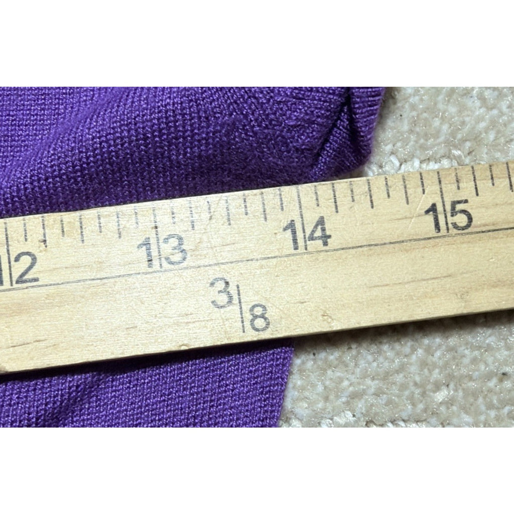 Peppe Peluso Womens S Knit Bodycon Sheath Dress Purple Embellished Shoulder NWT