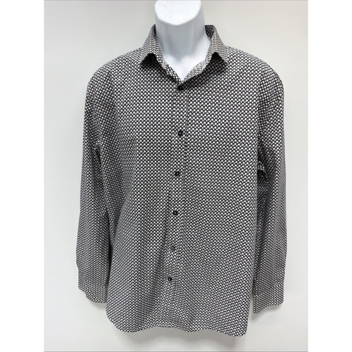 1 Like No Other London Mens Size 17 Long Sleeve Iridescent Button Up Dress Shirt