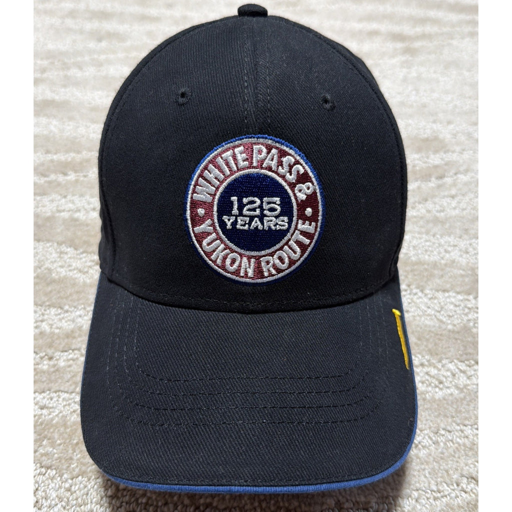2024 125 Years WHITE PASS YUKON ROUTE SKAGWAY ALASKA RAILWAY TRAIN HAT Excellent