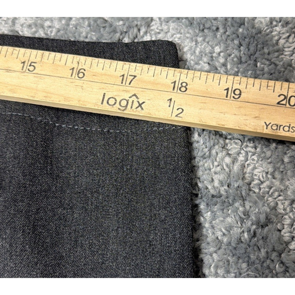 Talbots Pants Womens 14P Gray Heritage High Rise Straight Leg Dress Pants