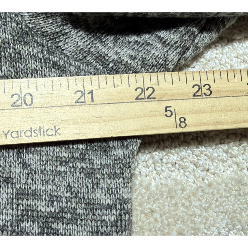 Eddie Bauer Sweater Men's M Gray Quarter Zip Radiator Fleece Pullover Outdoor