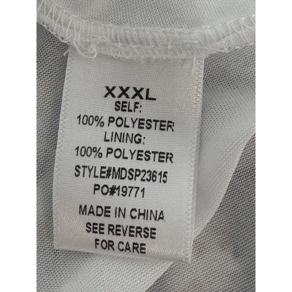 Mikarose Blue Floral Smocked Babydoll Midi Dress Women’s Size XXXL New