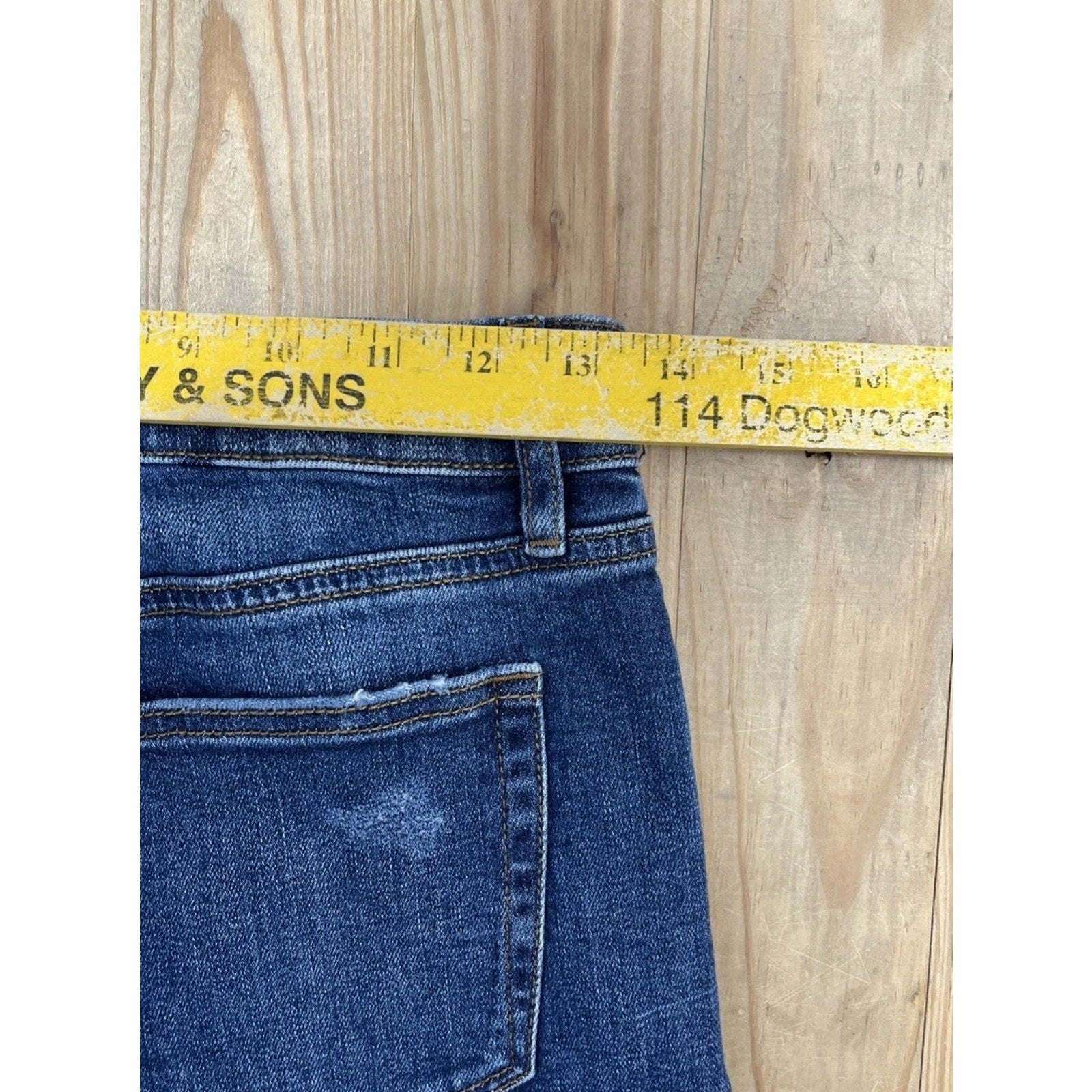 Loft Curvy Ankle Slit Fresh Cut High Rise The Skinny Jeans Size 2/26