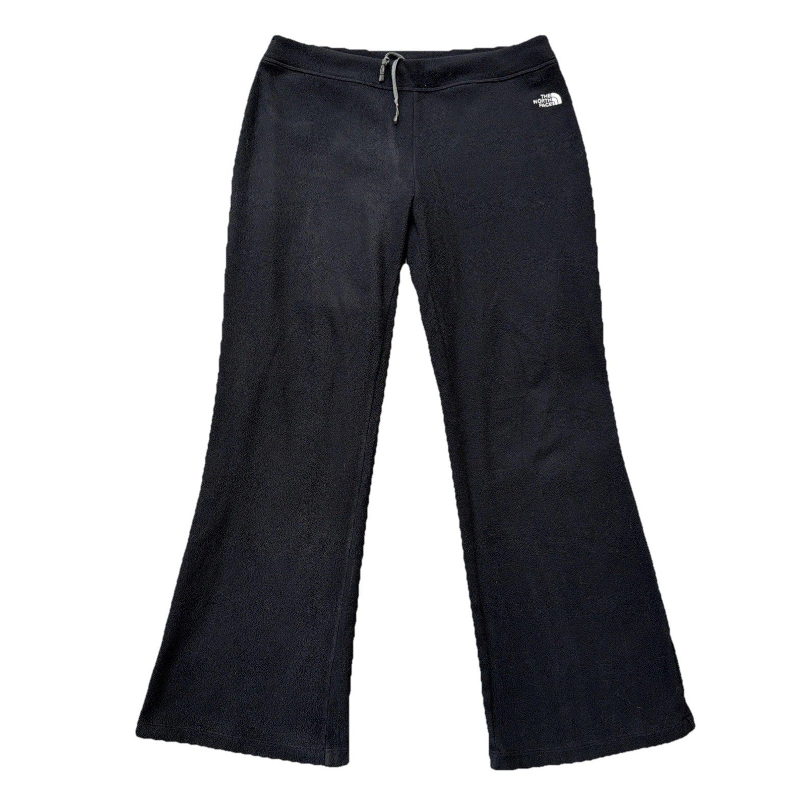 The North Face Womens Black Fleece Pants Bootcut Drawstring Outdoor M/L