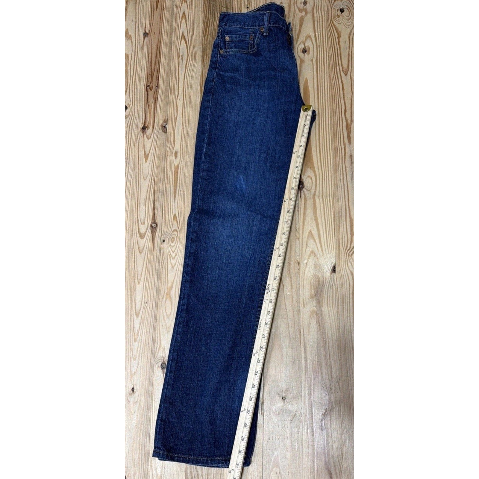Levis 514 Denim Blue Jeans Mens 30x32 Straight Leg Regular Fit Work Wear