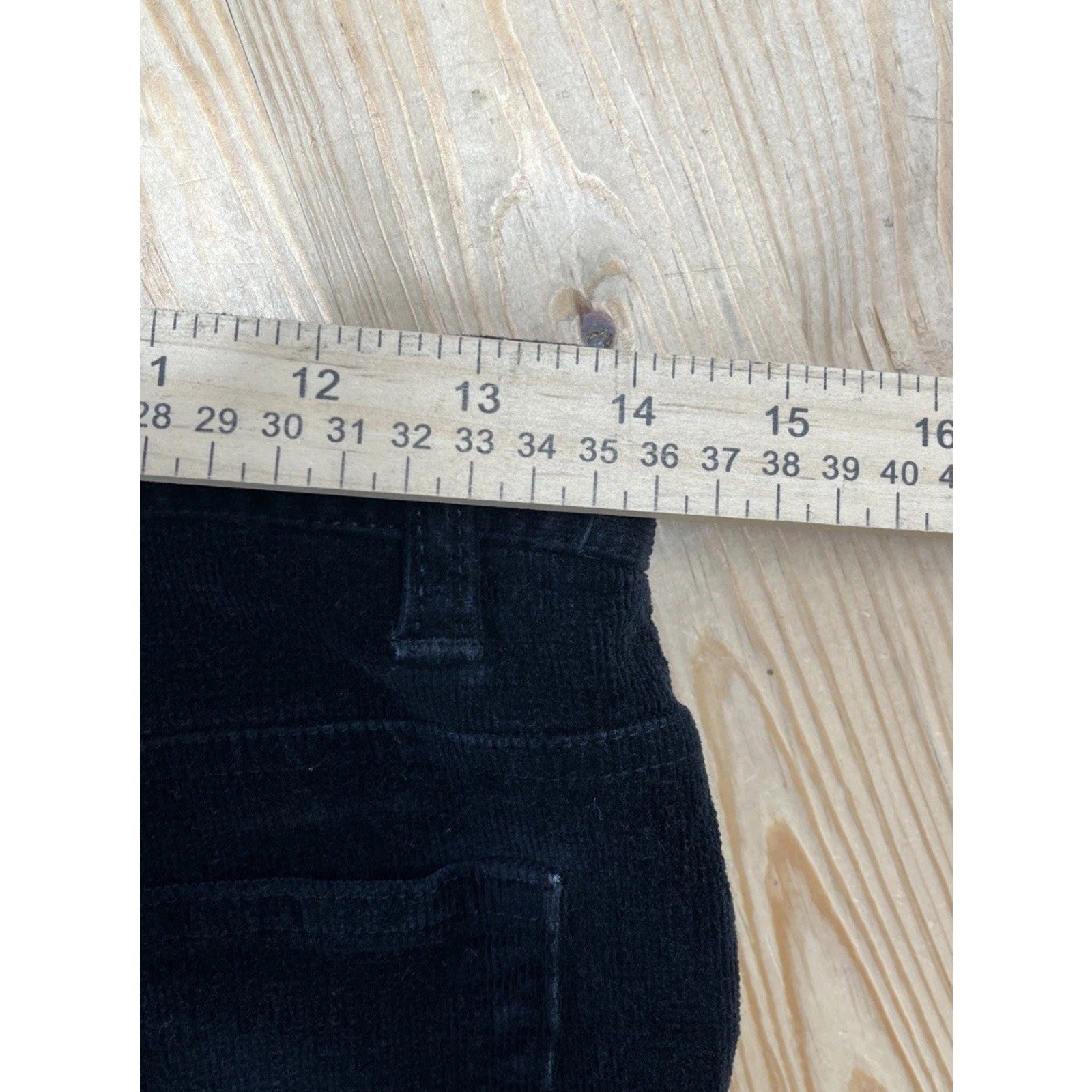 Vintage Bill Blass Jeans Corduroy Pants - Size 28x30 - Black - Stretch