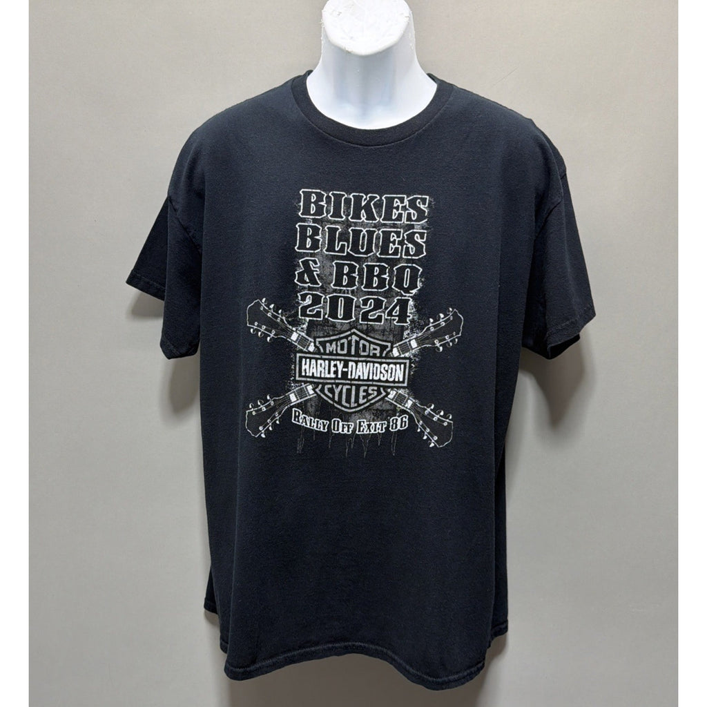 Harley Davidson Motorcycles Rally Off Exit 86 Rogers Arkansas 2024 T Shirt XL