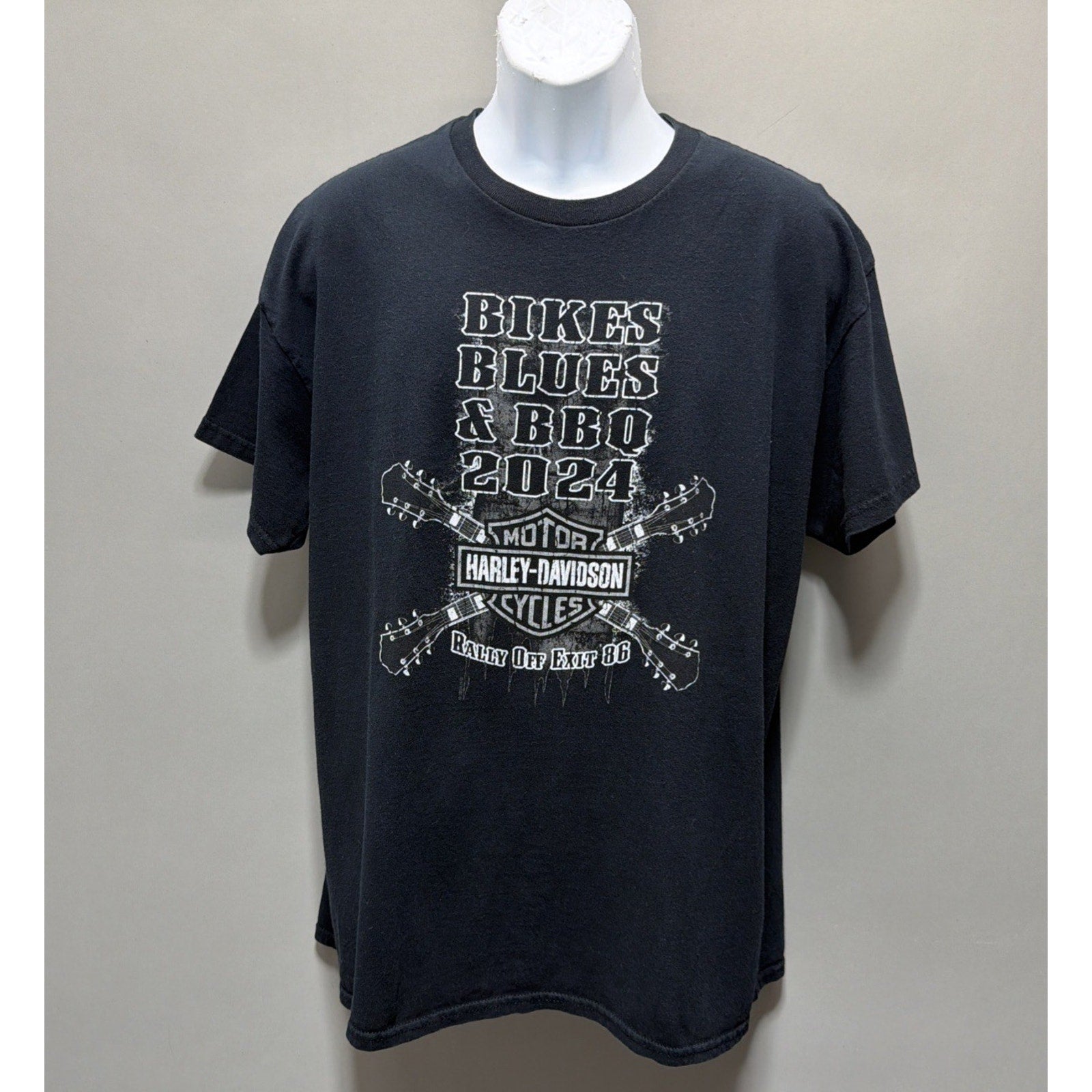 Harley Davidson Motorcycles Rally Off Exit 86 Rogers Arkansas 2024 T Shirt XL