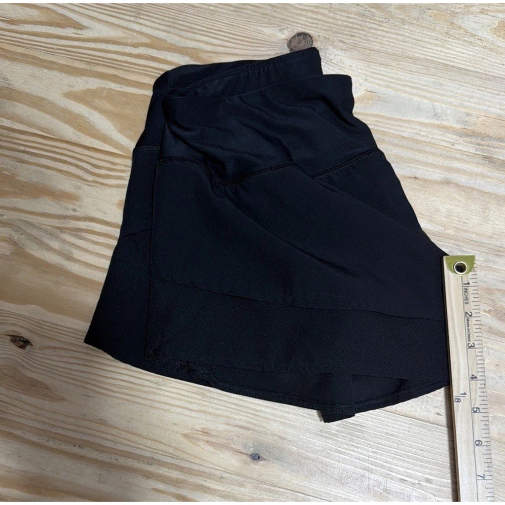 Spyder Womens Active Shorts Sz S Black Reflective Trims