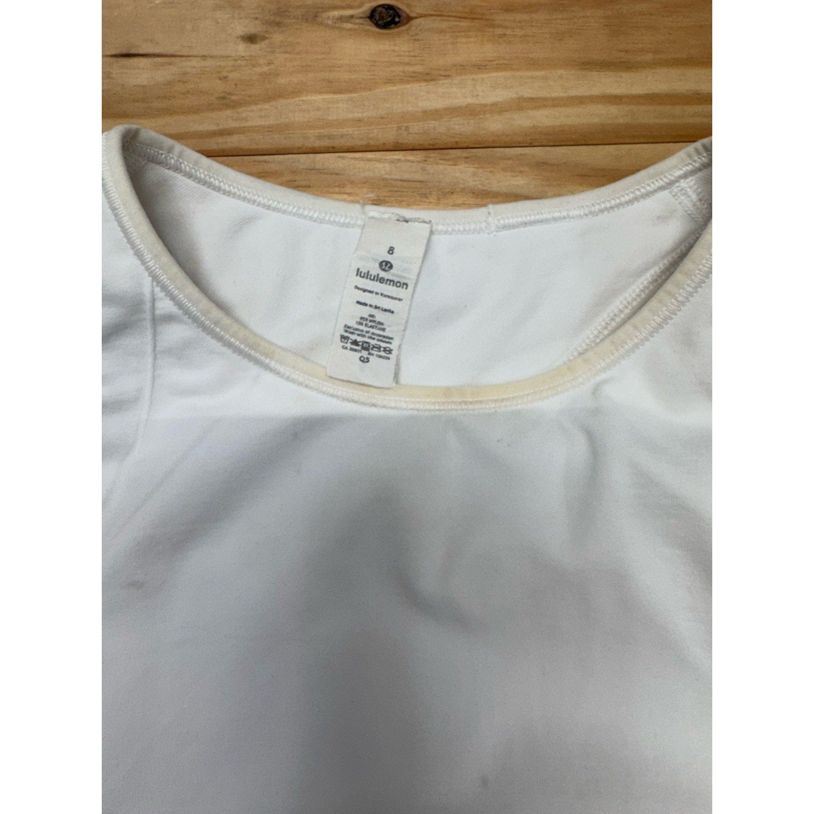 Lululemon Size 8 Ignite Bra Off White Athletic