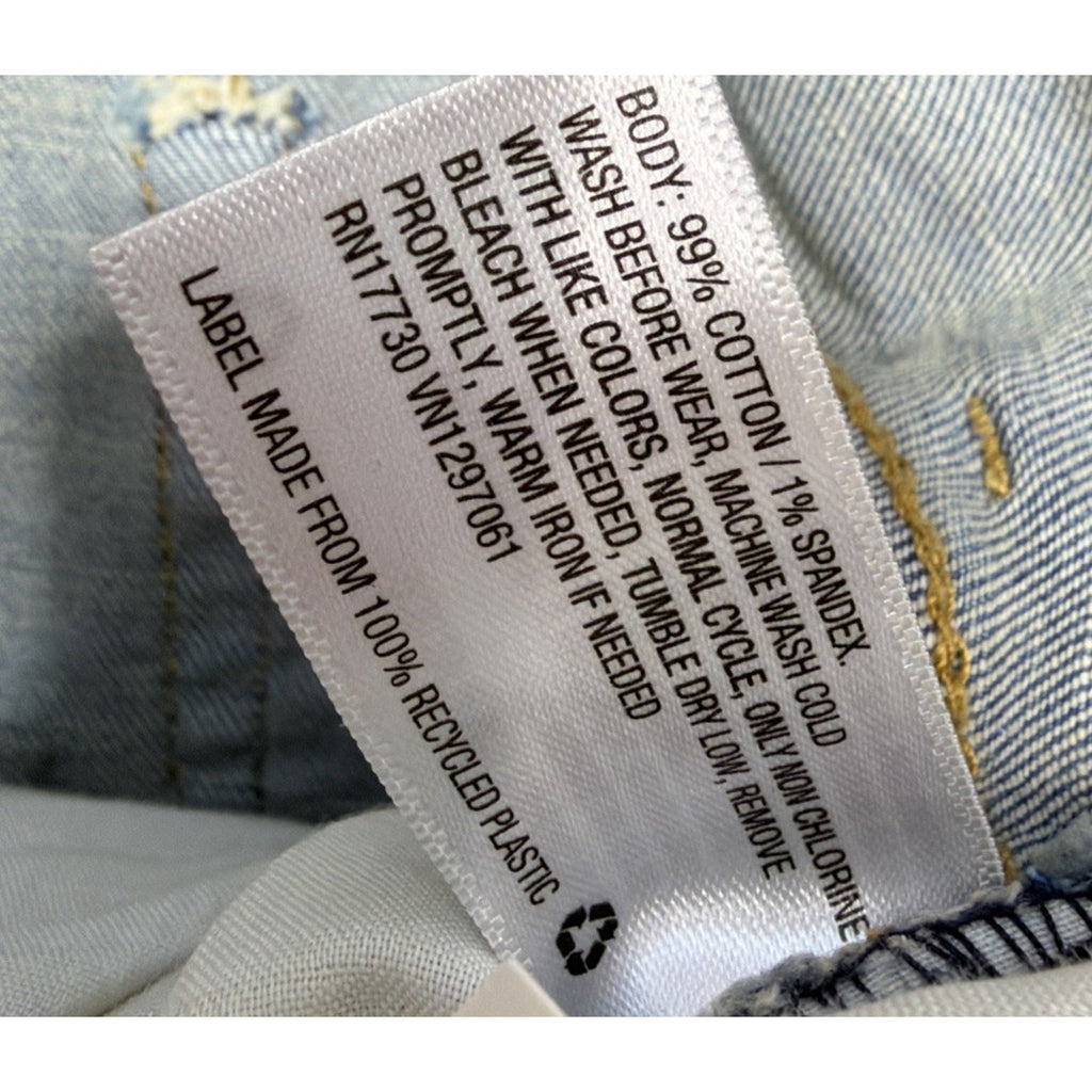 Cat & Jack Kids 12 Adjustable Waist blue denim Straight fit jeans NWT