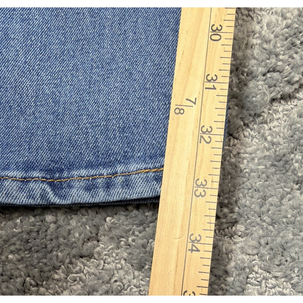 Levis Western Fit Jeans Mens Blue 40x34 Straight Medium Wash