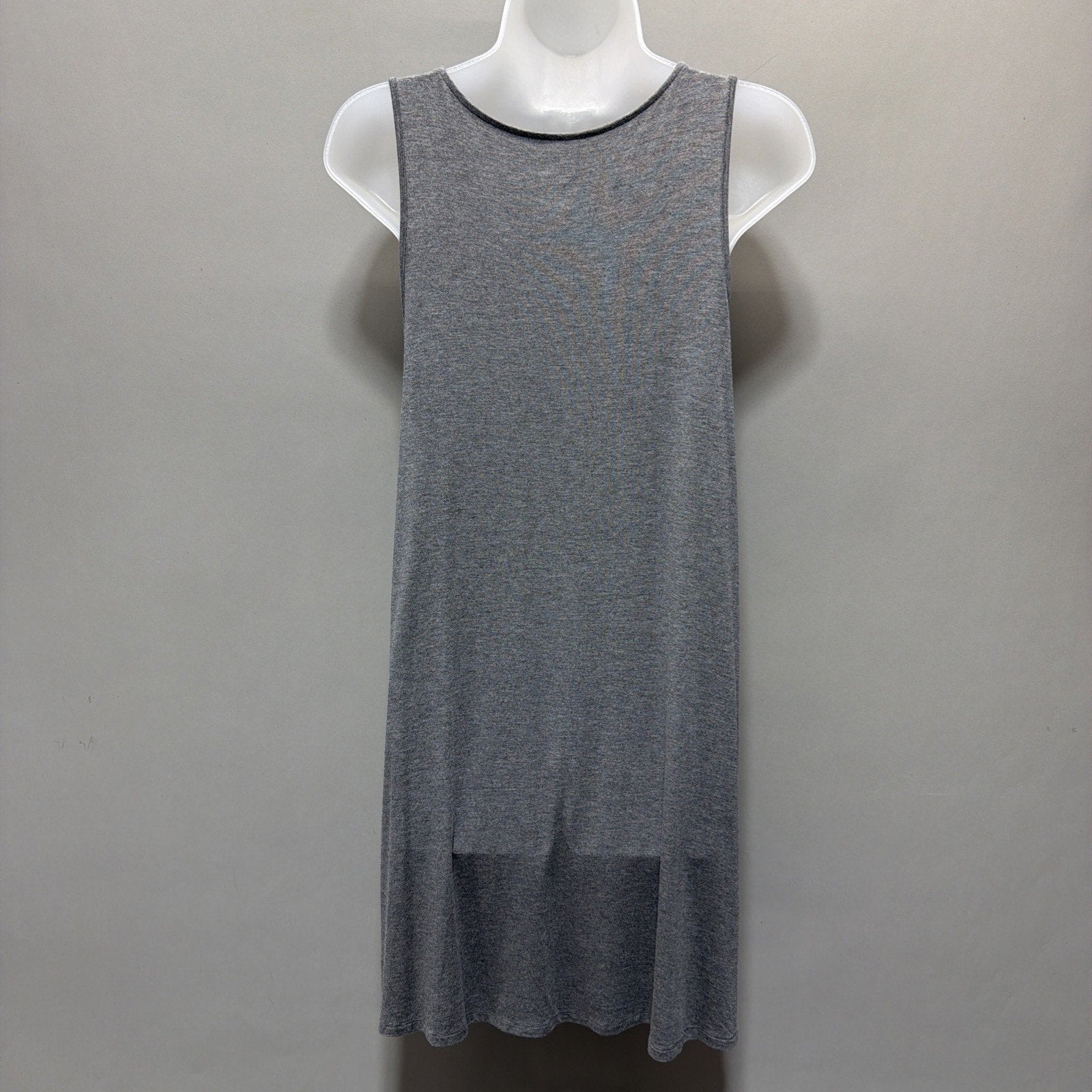 Mossimo Supply Co Gray Lace Up Dress Womens Medium Sleeveless Swing Casual New