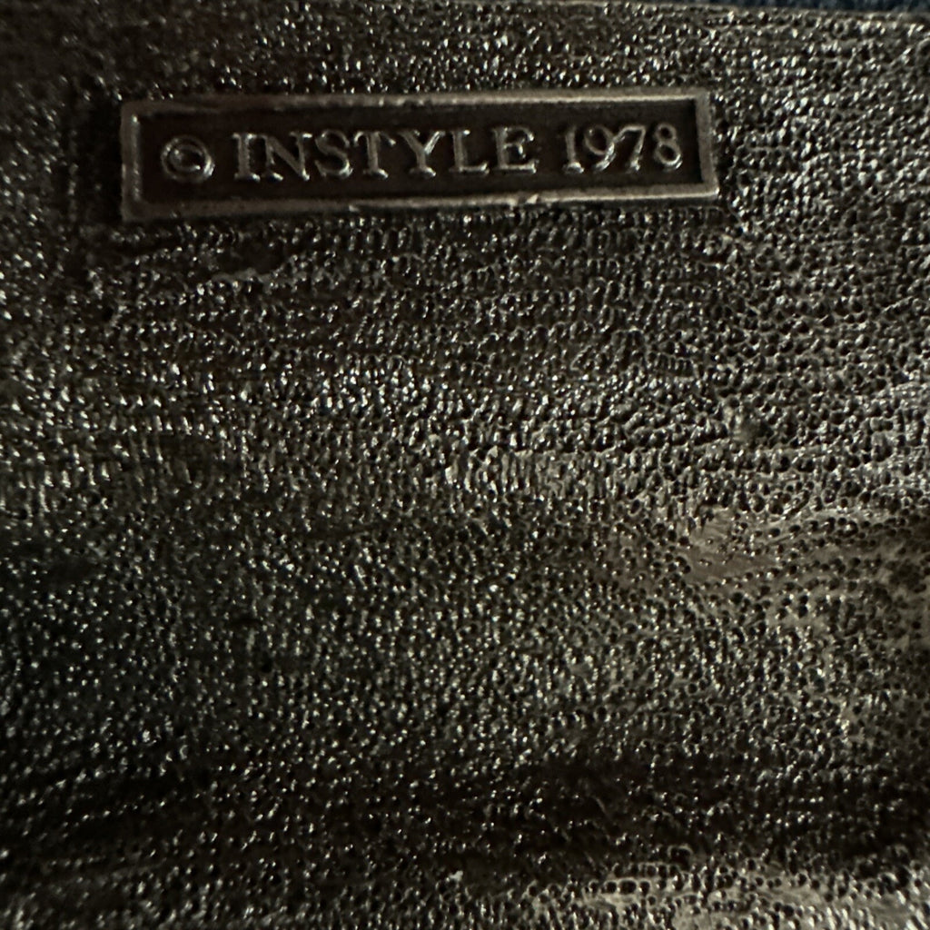 BI PLANE Vintage Gold Toned Brass BELT BUCKLE. Instyle 1978 embossed 3D n. 1233