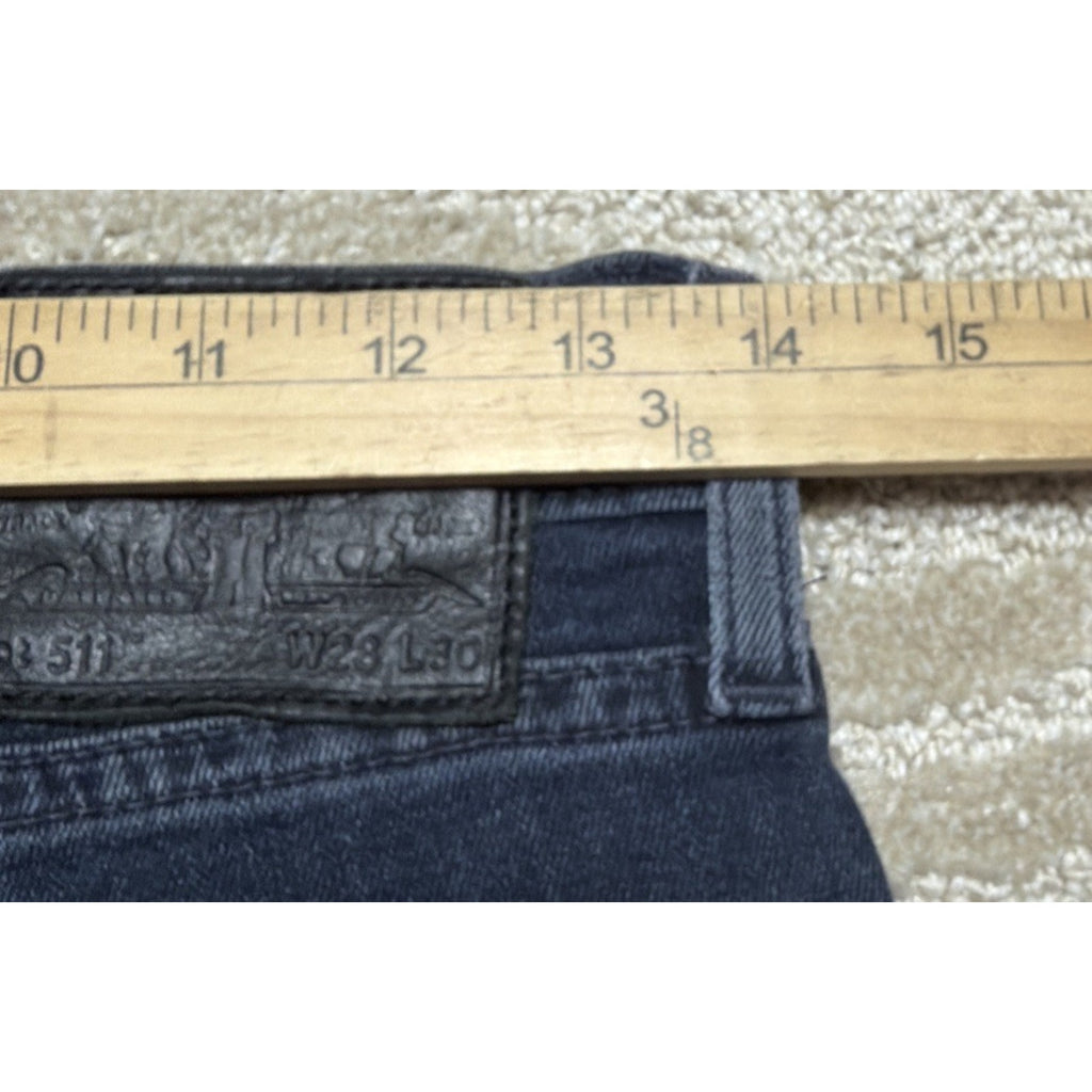 LEVI’S 511 PREMIUM Big E Slim Fit Jeans Men Size 28x30 DZ5826
