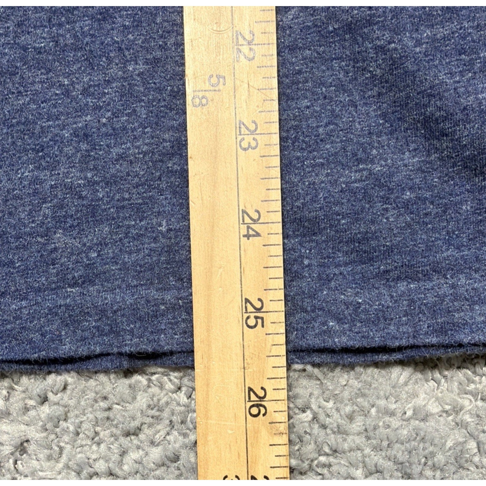 Polo Ralph Lauren Custom Fit Shirt Heather Blue Long Sleeve Embroidered Pony M