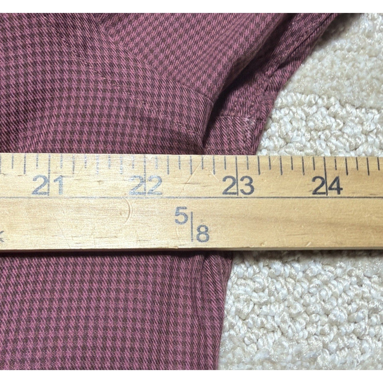 VTG Y2K Structure Gingham Dress Shirt | Mens L Collared Button Up