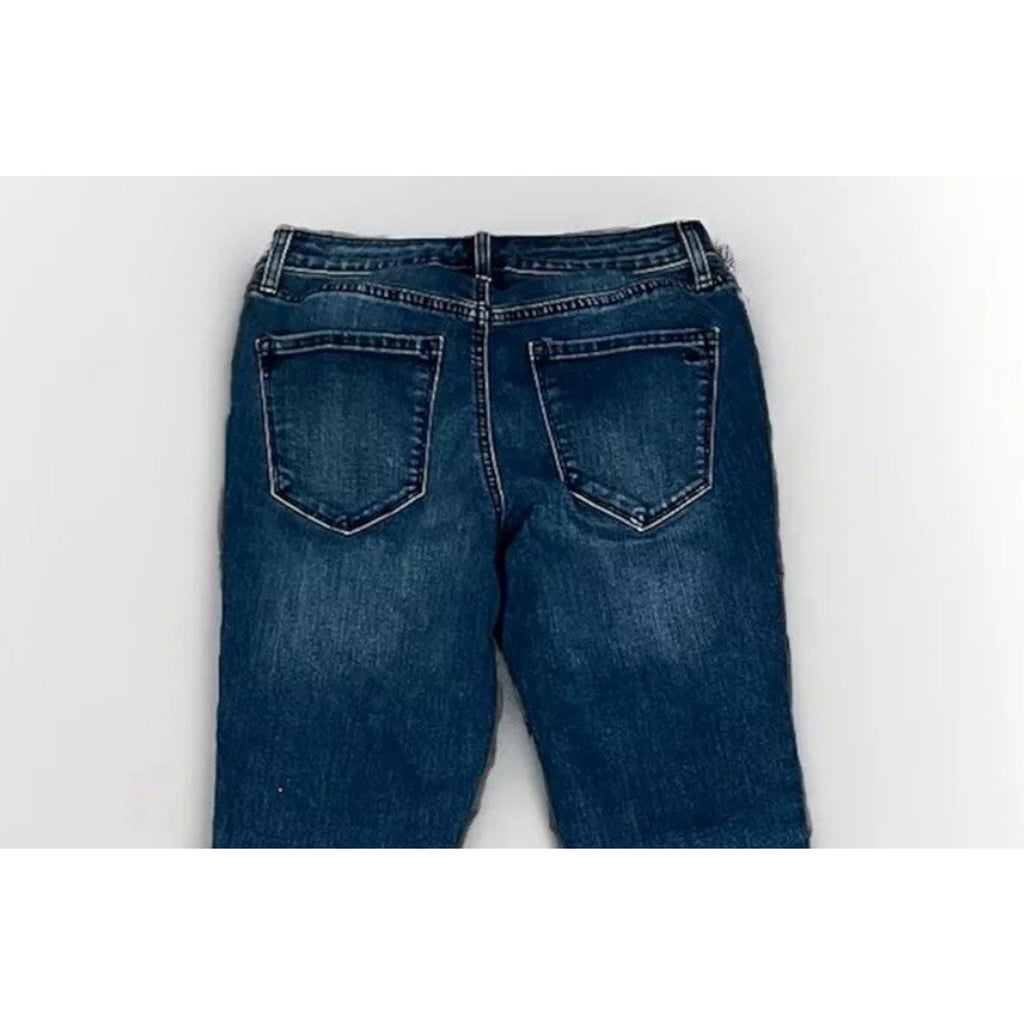 Jessica Simpson Adored High Rise Ankle Jeans- Medium Blue Color Size 27